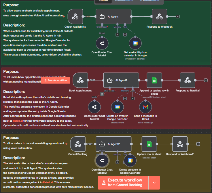 Retell AI voice agent